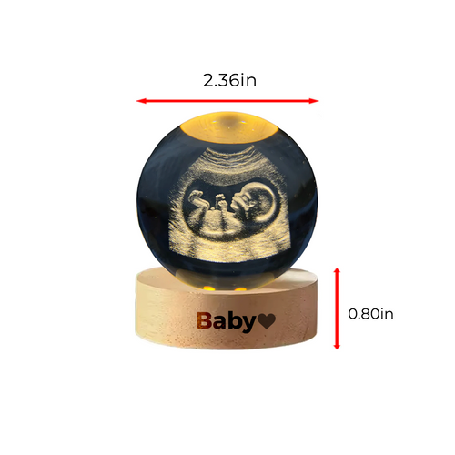 Womb Keepsake Sphere — A Forever Memory in Crystal