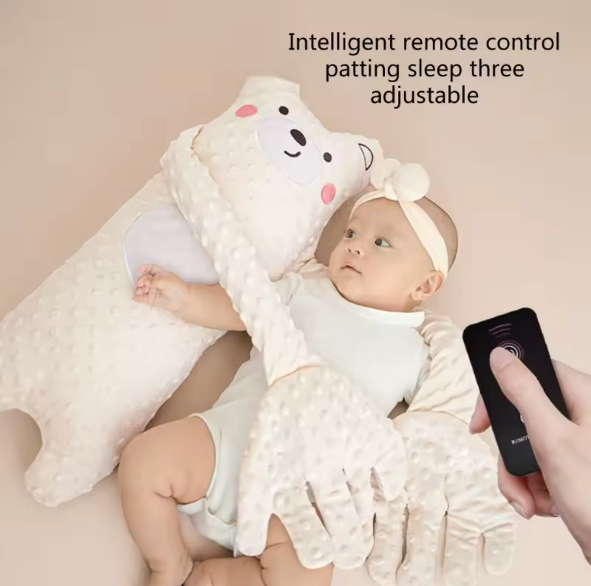 SnuggleBear™ Baby Soothing Pillow