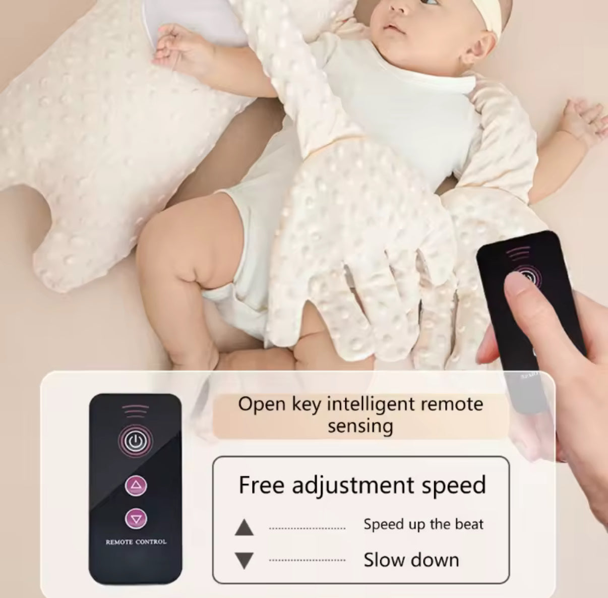 SnuggleBear™ Baby Soothing Pillow