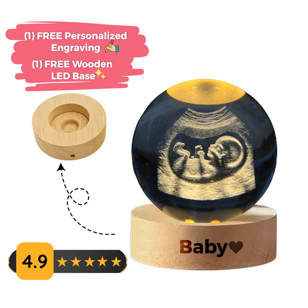 Womb Keepsake Sphere — A Forever Memory in Crystal