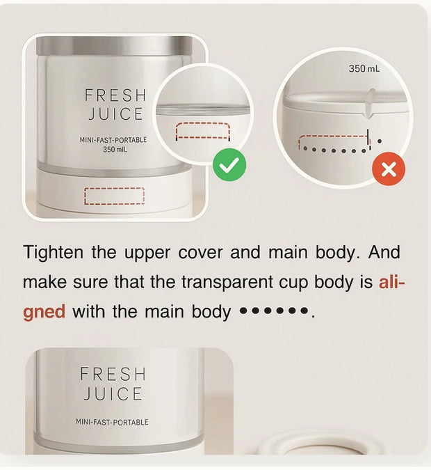 Fresh Juice™ – Mini Portable Blender (350ml)
