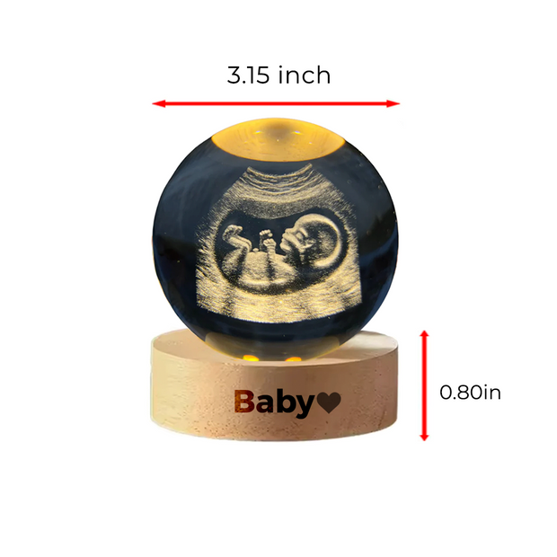 Womb Keepsake Sphere — A Forever Memory in Crystal