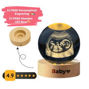 Womb Keepsake Sphere — A Forever Memory in Crystal