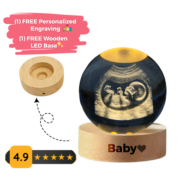 Womb Keepsake Sphere — A Forever Memory in Crystal