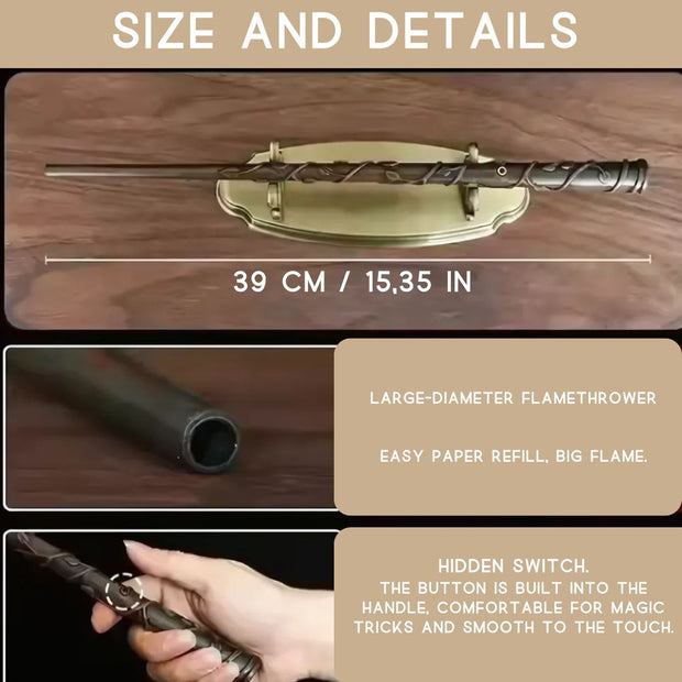 InfernoWand™ – Real Flame Spellcaster