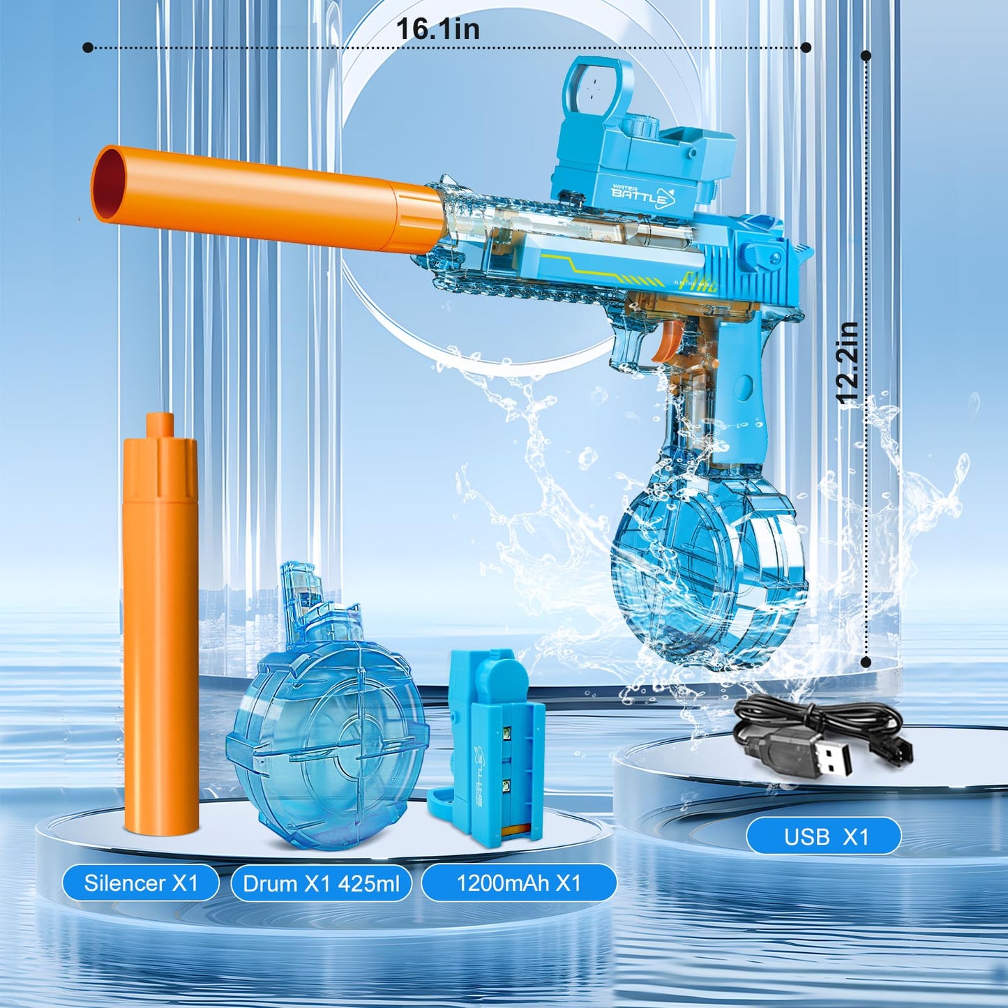 HydroBlitz Electric Water Gun
